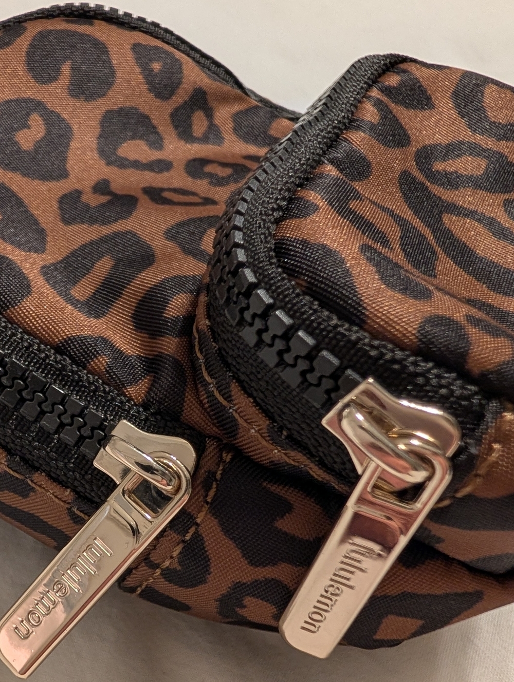 Lululemon Everywhere Backpack Nano - Leopard Print With Gold Hardware - Picture 5 of 5